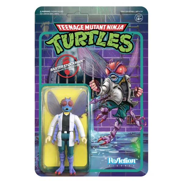 Super7 Teenage Mutant Ninja Turtles^Teenage Mutant Ninja Turtles Reaction Figure Wave 2 - Baxter Stockman