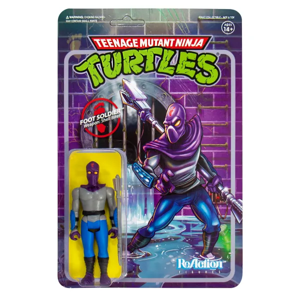 Super7 Teenage Mutant Ninja Turtles^Teenage Mutant Ninja Turtles Reaction Figure - Foot Soldier