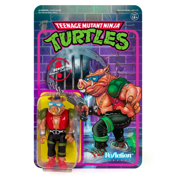 Super7 Teenage Mutant Ninja Turtles^Teenage Mutant Ninja Turtles Reaction Figure - Bebop