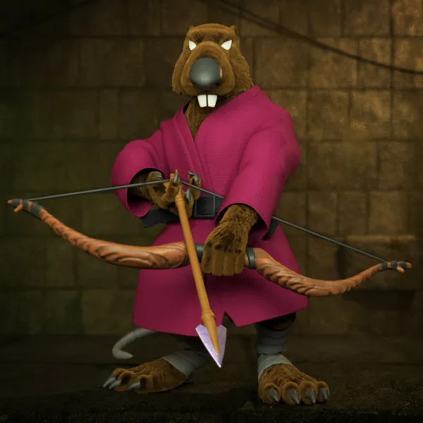 Super7 Teenage Mutant Ninja Turtles^Teenage Mutant Ninja Turtles Ultimates! Wave 9 - Splinter (Flocked)