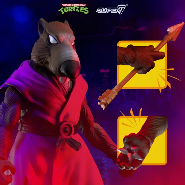 Super7 Teenage Mutant Ninja Turtles^Teenage Mutant Ninja Turtles Ultimates! W1 - Splinter Version 2