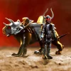 Super7 The Worst^The Four Worstmen Of The Apocalypse Reaction Figure - Black Falcon And Famine Puma