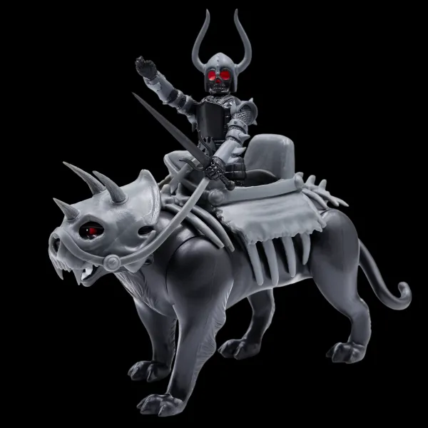 Super7 The Worst^The Four Worstmen Of The Apocalypse Reaction Figure - Black Falcon And Famine Puma