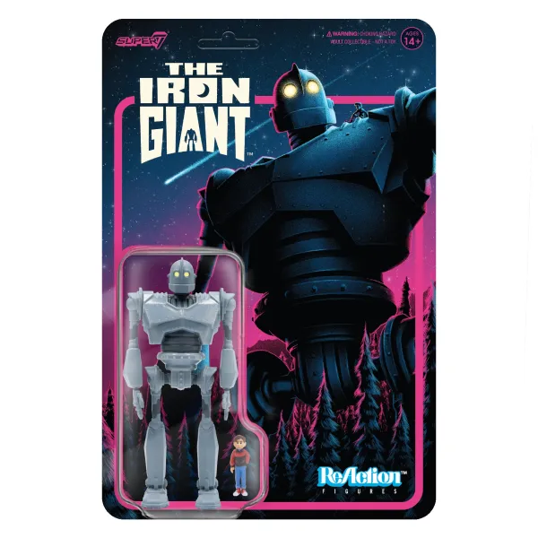 Super7 The Iron Giant^The Iron Giant Reaction Figure - The Iron Giant (With Hogarth Hughes)