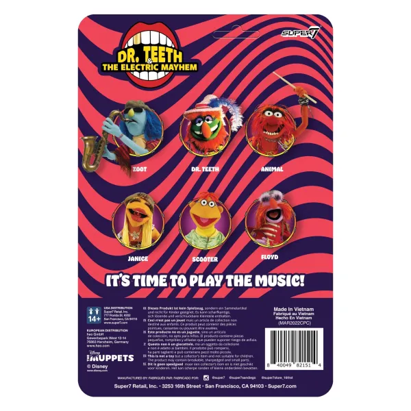 the_muppets_reaction_figu_2-12.webp Super7 The Muppets^The Muppets Reaction Figures Wave 1- Electric Mayhem Band - Janice