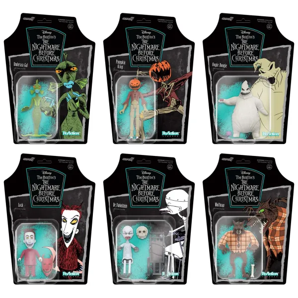 the_nightmare_before_chri_0.webp Super7 Disney^The Nightmare Before Christmas Reaction Wave 2 Set Of 6 Figures