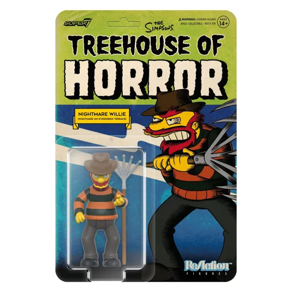 Super7 The Simpsons^The Simpsons Reaction Figures Wave 04 (Tree House Of Horror V2) - Nightmare Willie