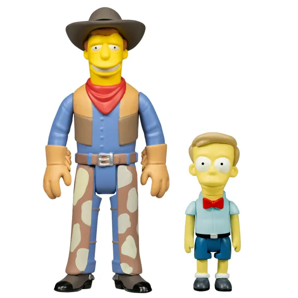 Super7 The Simpsons^The Simpsons Reaction W2 - Troy Mcclure (Meat And You: Partners In Freedom)