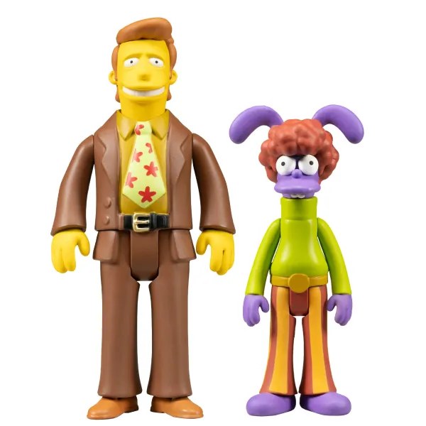 Super7 The Simpsons^The Simpsons Reaction W2 - Troy Mcclure (Fuzzy Bunny'S Guide To You-Know-What)