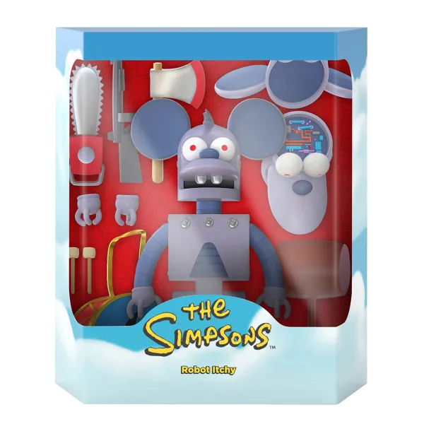 Super7 The Simpsons^The Simpsons Ultimates! Wave 1- Robot Itchy