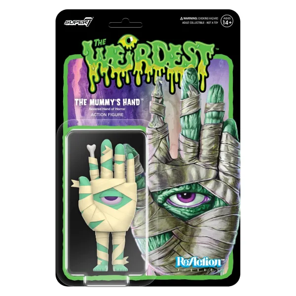 Super7 The Weirdest^The Weirdest Reaction Figures Wave 04 - Mummy'S Hand (Putrid Pals)