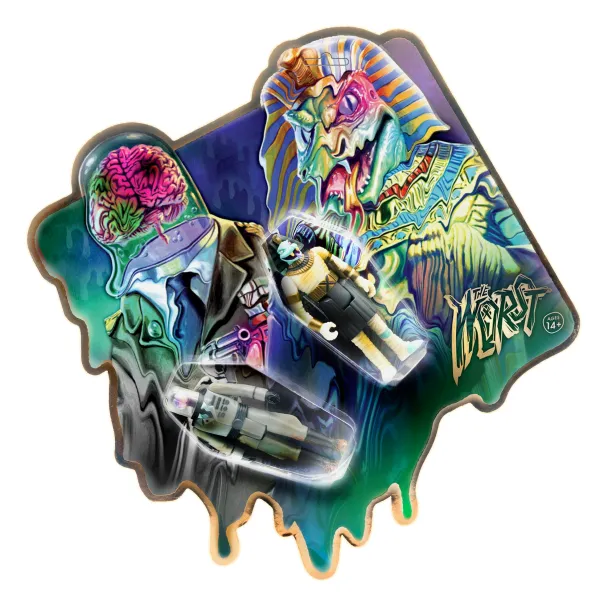 Super7 The Worst^The Worst 2020 Reaction Figure 2-Pack - Snake Tut And Cortex Commander