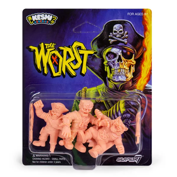 Super7 The Worst^The Worst Keshi Pack A - Red Tiger, Captain Deadstar, Frankenghost