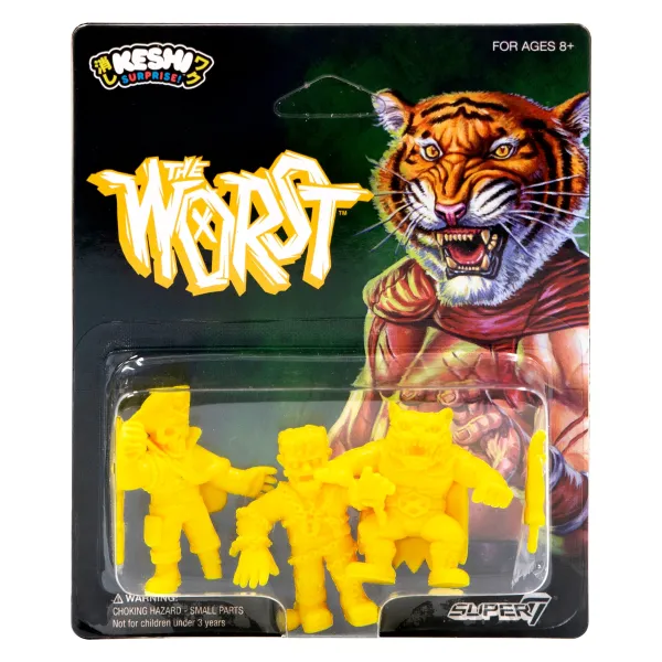 the_worst_keshi_pack_a__r_0.webp Super7 The Worst^The Worst Keshi Pack A - Red Tiger, Captain Deadstar, Frankenghost (Yellow)