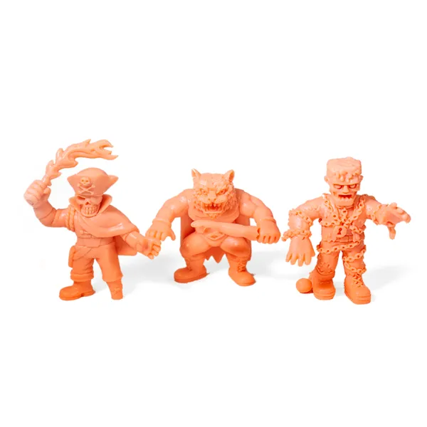Super7 The Worst^The Worst Keshi Pack A - Red Tiger, Captain Deadstar, Frankenghost