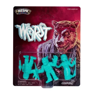 the_worst_keshi_pack_b__s_0-2.webp Super7 The Worst^The Worst Keshi Pack B - Shedusa, Werewolf Biker, Cortex Commander (Teal)