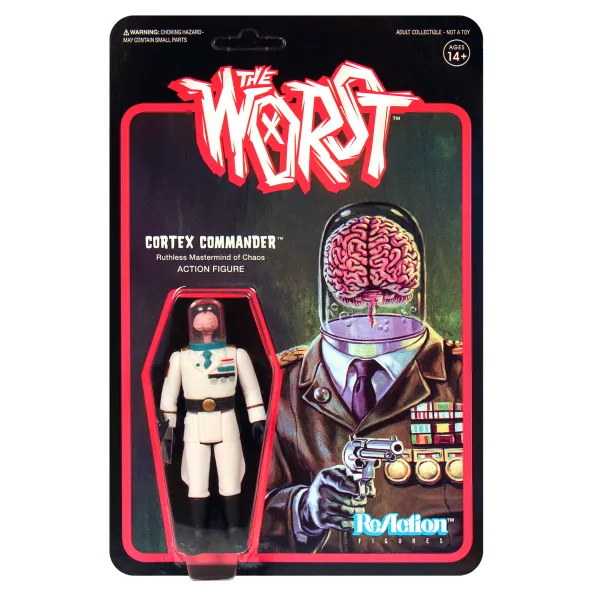 Super7 The Worst^The Worst Reaction Figure - Cortex Commander (Color 2)