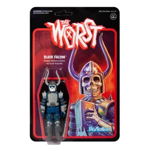 Super7 The Worst^The Worst Reaction Figure - Black Falcon Wide Release Color
