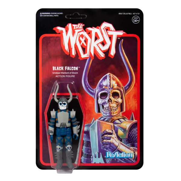 Super7 The Worst^The Worst Reaction Figure - Black Falcon Wide Release Color
