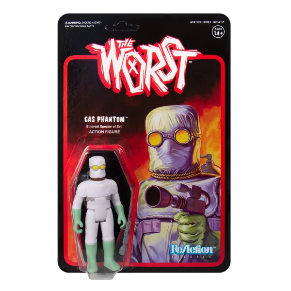 Super7 The Worst^The Worst Reaction Figure - Gas Phantom Wide Release Color