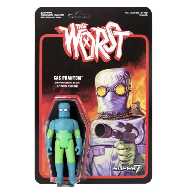 Super7 The Worst^The Worst Reaction Figure - Gas Phantom Star Worst