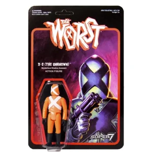 Super7 The Worst^The Worst Reaction Figure - X-2 (The Unknown) Star Worst