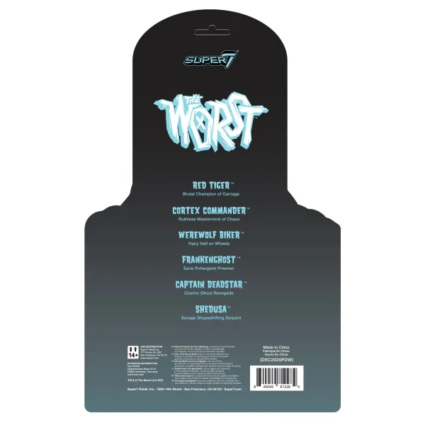 Super7 The Worst^The Worst Reaction Figure - Cortex Commander (Monster Glow)