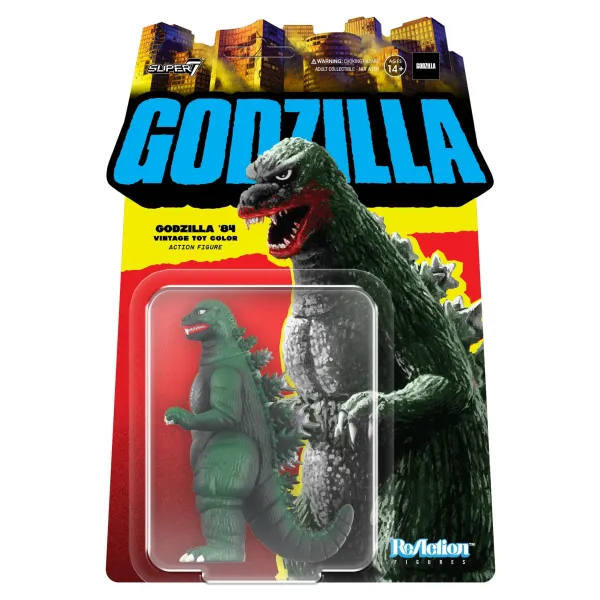 Super7 Godzilla^Toho Reaction Figures - Godzilla '84 (Toy Recolor)