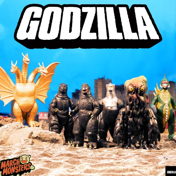 Super7 Godzilla^Toho Reaction Figures Wave 2 - Set Of 6