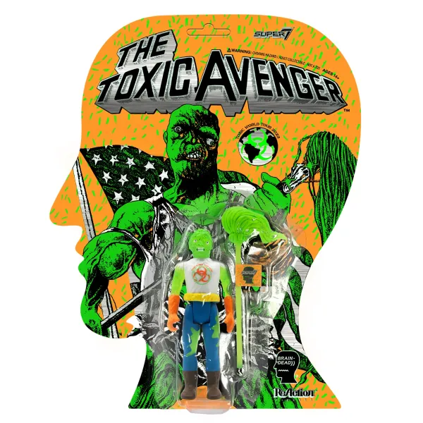 Super7 Toxic Avenger & Toxic Crusaders^Toxic Avenger X Brain Dead Reaction Figure - Toxie (Glow)