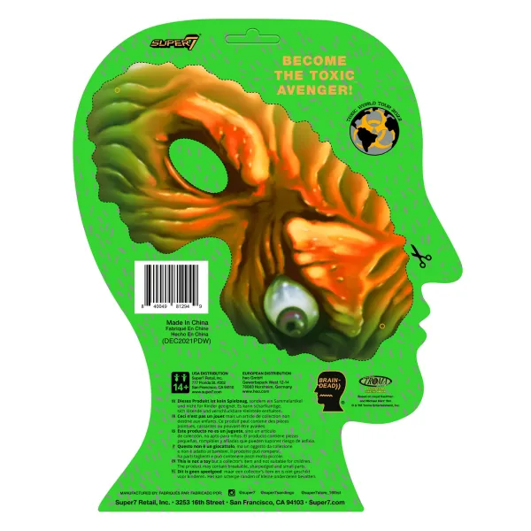 Super7 Toxic Avenger & Toxic Crusaders^Toxic Avenger X Brain Dead Reaction Figure - Toxie (Glow)