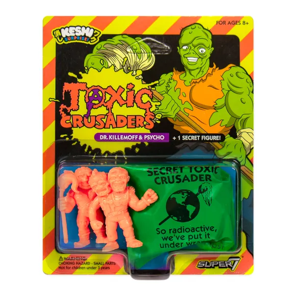 Super7 Toxic Avenger & Toxic Crusaders^Toxic Crusaders Keshi - Pack A (Pink) - Toxie, Headbanger & Secret Figure
