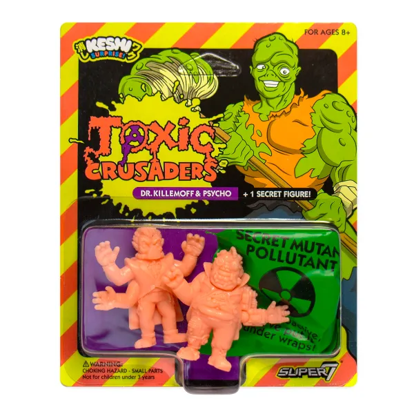 Super7 Toxic Avenger & Toxic Crusaders^Toxic Crusaders Keshi - Pack B (Pink) - Dr. Killemoff, Psycho, & Secret Figure