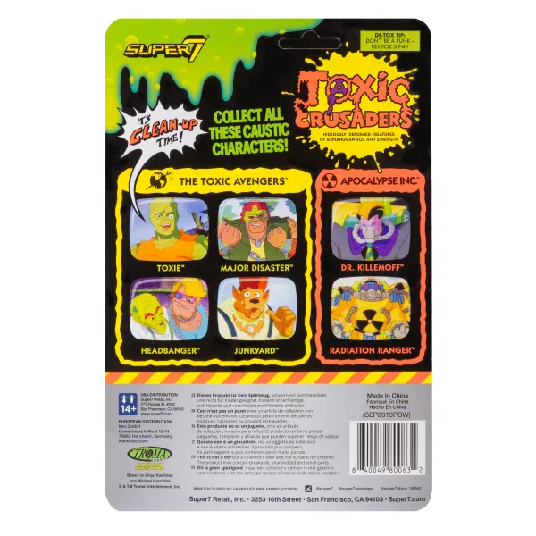 Super7 Toxic Avenger & Toxic Crusaders^Toxic Crusaders Reaction Figure - Dr. Killemoff