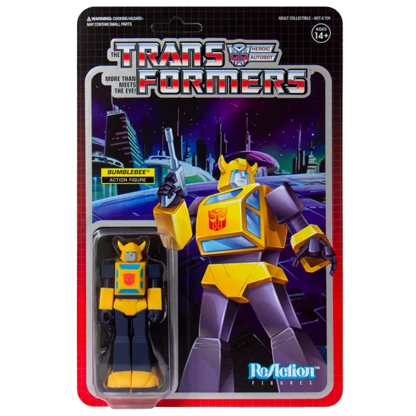 Super7 Transformers^Transformers Reaction Figure - Bumblebee