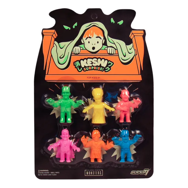 universal_monsters_keshi__0-4.webp Super7 Universal Monsters^Universal Monsters Keshi 6-Pack - Wolf Man, Invisible Man, Dracula, Frankenstein, Bride, Mummy