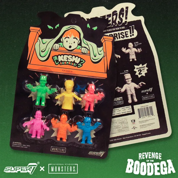universal_monsters_keshi__1-2.webp Super7 Universal Monsters^Universal Monsters Keshi 6-Pack - Wolf Man, Invisible Man, Dracula, Frankenstein, Bride, Mummy