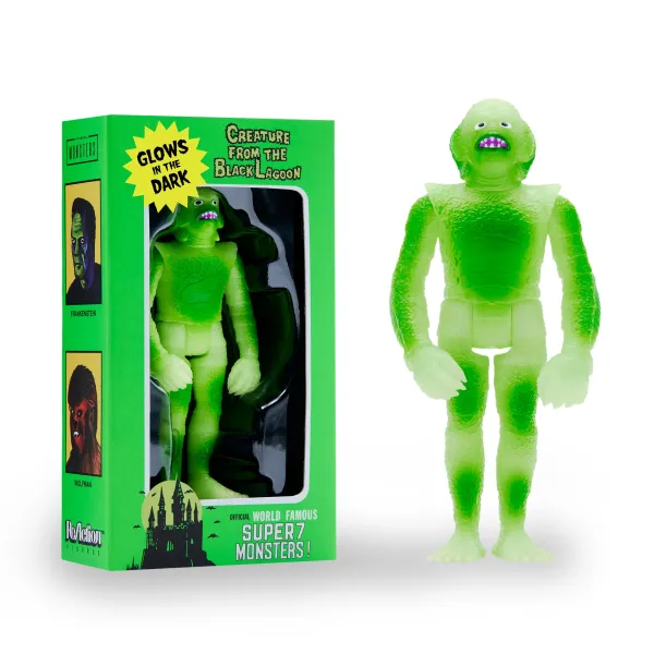 Super7 Universal Monsters^Universal Monsters Reaction Figures - Creature From The Black Lagoon (Super Creature Glow)
