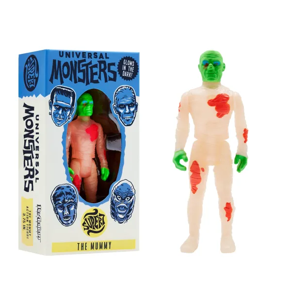 universal_monsters_reacti_0-19.webp Super7 Universal Monsters^Universal Monsters Reaction Figure - The Mummy (Glow-In-The-Dark Costume Colors)