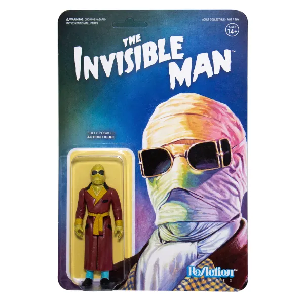 Super7 Universal Monsters^Universal Monsters Reaction Figure - The Invisible Man