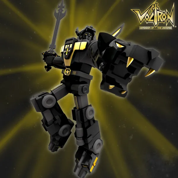 Super7 Voltron^Voltron Defender Of The Universe Ultimates! - Voltron (Galaxy Black)