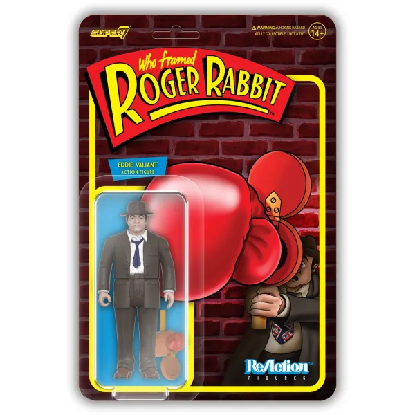 Super7 Disney^Who Framed Roger Rabbit Reaction W2 - Eddie Valiant
