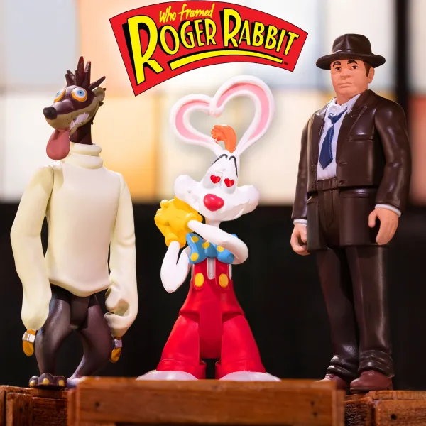 Super7 Disney^Who Framed Roger Rabbit Reaction Figures Wave 2 - Set Of 3